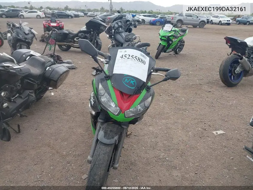 2009 Kawasaki Ex650 C VIN: JKAEXEC199DA32161 Lot: 45255880