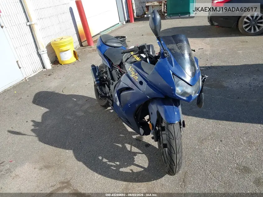 2010 Kawasaki Ex250 J VIN: JKAEXMJ19ADA62617 Lot: 45280693