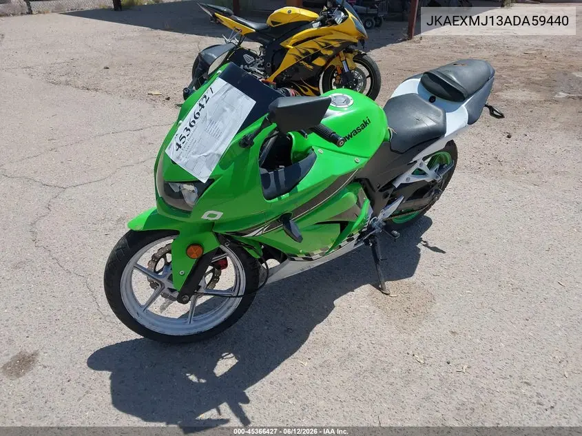 2010 Kawasaki Ex250 J VIN: JKAEXMJ13ADA59440 Lot: 45366427