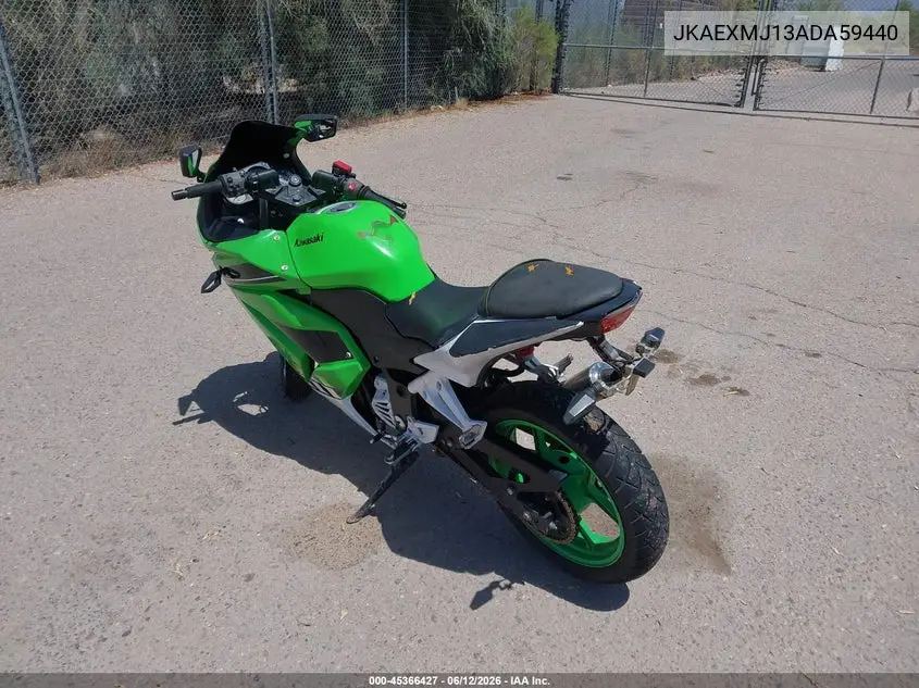2010 Kawasaki Ex250 J VIN: JKAEXMJ13ADA59440 Lot: 45366427