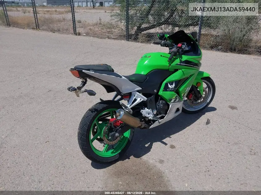 2010 Kawasaki Ex250 J VIN: JKAEXMJ13ADA59440 Lot: 45366427