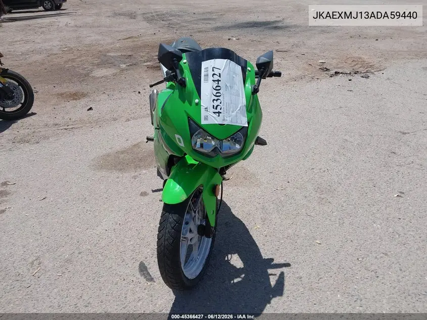 2010 Kawasaki Ex250 J VIN: JKAEXMJ13ADA59440 Lot: 45366427