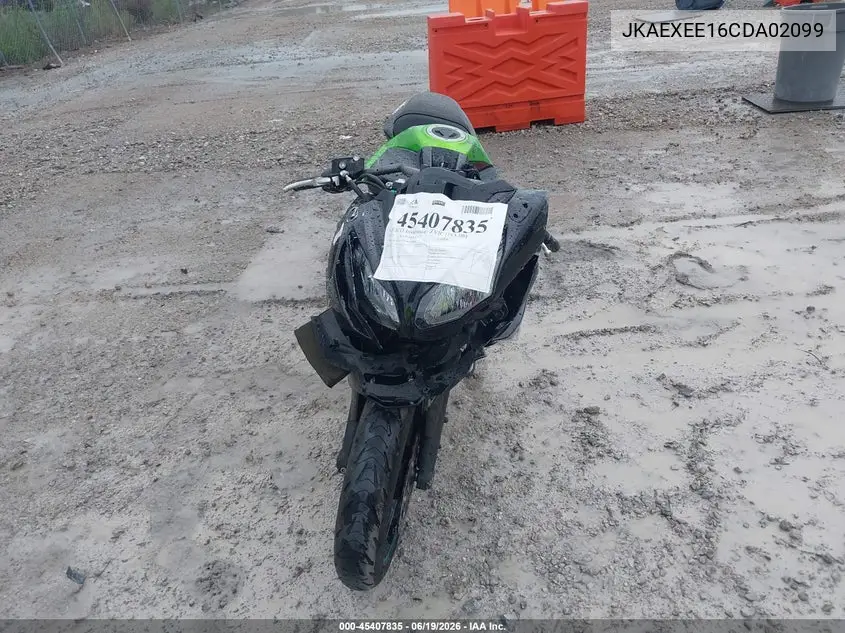 2012 Kawasaki Ex650 Ec VIN: JKAEXEE16CDA02099 Lot: 45407835
