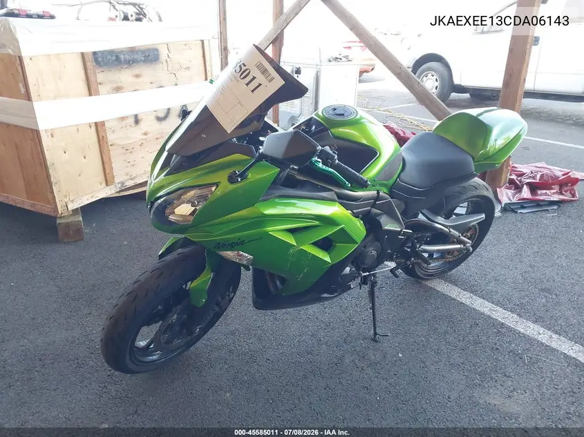 2012 Kawasaki Ex650 Ec VIN: JKAEXEE13CDA06143 Lot: 45585011