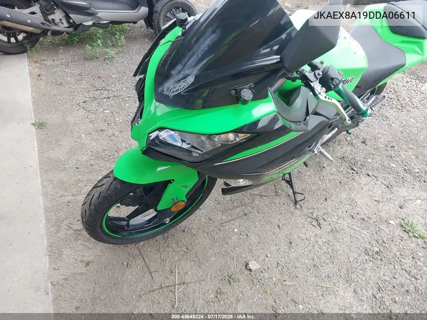 2013 Kawasaki Ex300 A VIN: JKAEX8A19DDA06611 Lot: 45649224