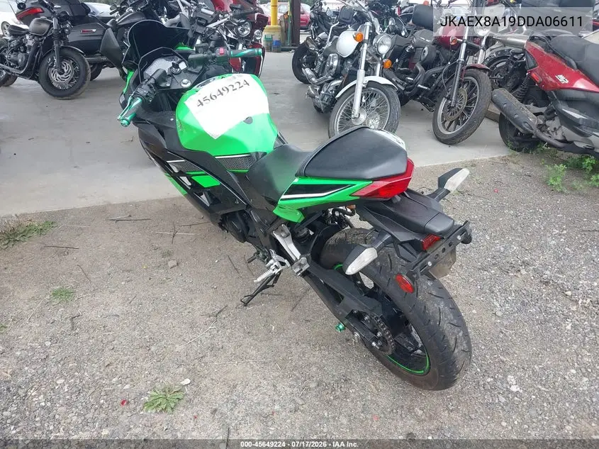 2013 Kawasaki Ex300 A VIN: JKAEX8A19DDA06611 Lot: 45649224