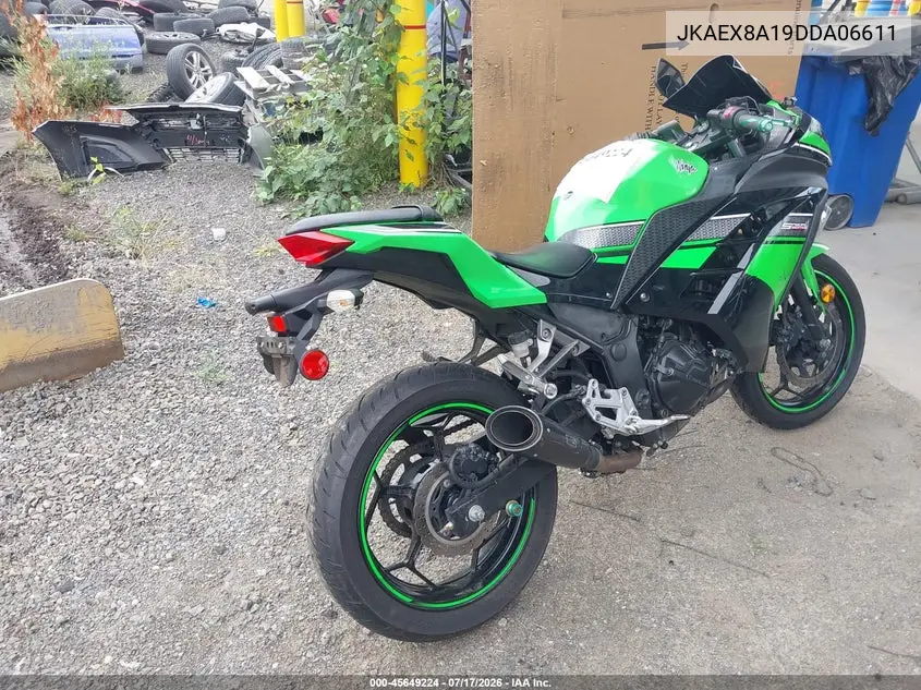 2013 Kawasaki Ex300 A VIN: JKAEX8A19DDA06611 Lot: 45649224