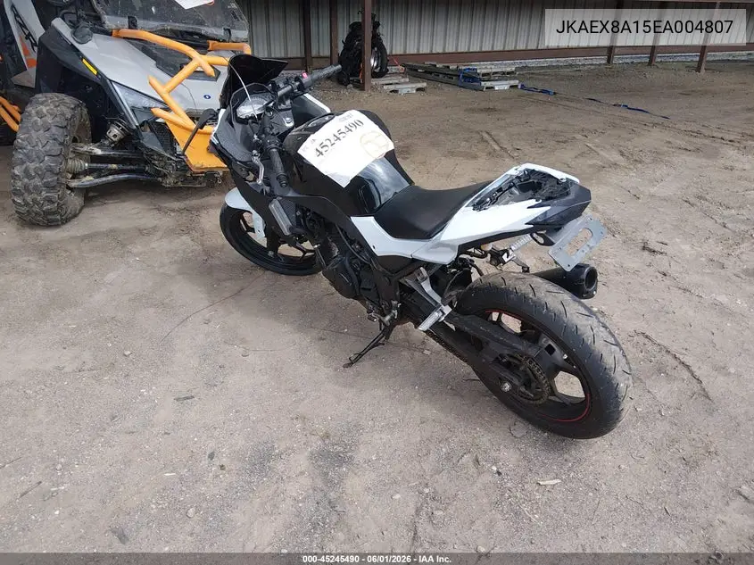 2014 Kawasaki Ex300 A VIN: JKAEX8A15EA004807 Lot: 45245490