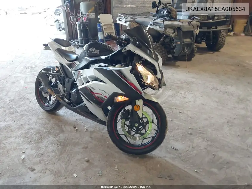 2014 Kawasaki Ex300 A VIN: JKAEX8A15EA005634 Lot: 45310437