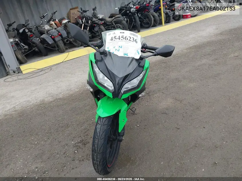 2014 Kawasaki Ex300 A VIN: JKAEX8A17EA002153 Lot: 45456236