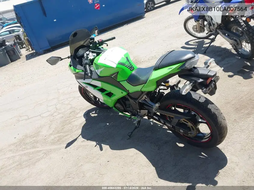 2014 Kawasaki Ex300 B VIN: JKAEX8B10EA007564 Lot: 45643286