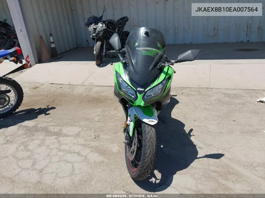 2014 Kawasaki Ex300 B VIN: JKAEX8B10EA007564 Lot: 45643286