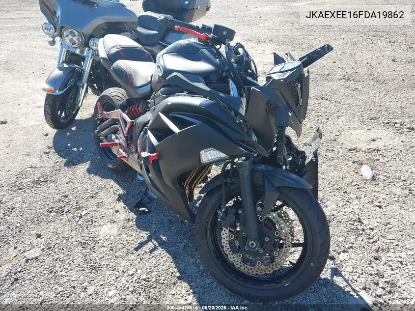 2015 Kawasaki Ex650 E VIN: JKAEXEE16FDA19862 Lot: 45428516