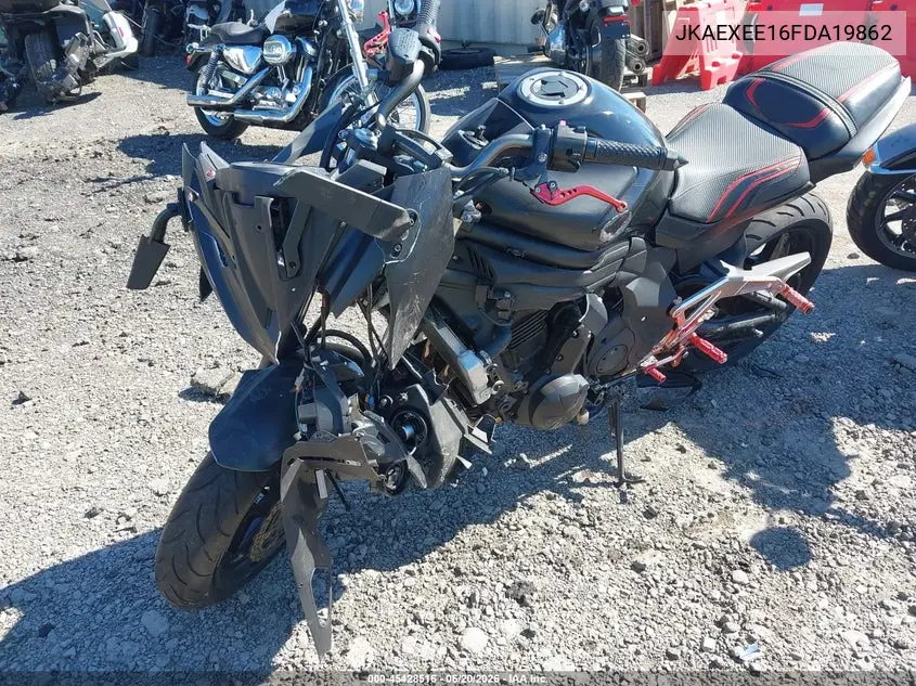 2015 Kawasaki Ex650 E VIN: JKAEXEE16FDA19862 Lot: 45428516