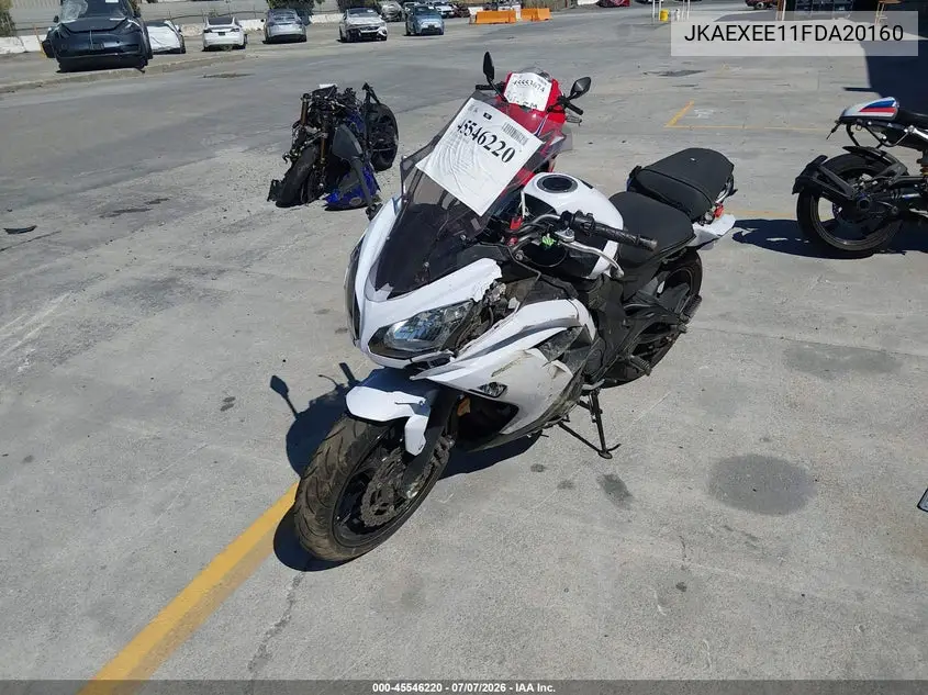 2015 Kawasaki Ex650 E VIN: JKAEXEE11FDA20160 Lot: 45546220
