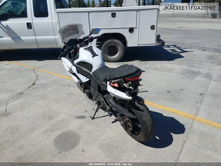 2015 Kawasaki Ex650 E VIN: JKAEXEE11FDA20160 Lot: 45546220