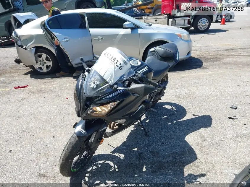 2017 Kawasaki Ex300 B VIN: JKAEX8B16HDA37268 Lot: 45235326