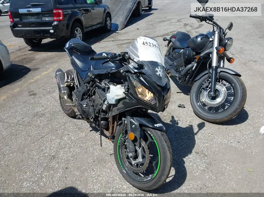 2017 Kawasaki Ex300 B VIN: JKAEX8B16HDA37268 Lot: 45235326