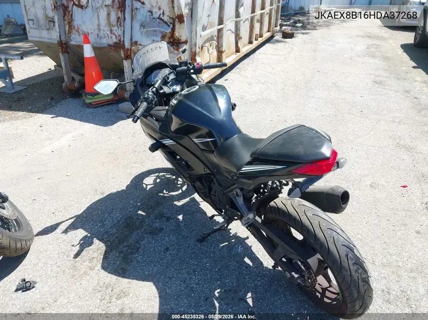 2017 Kawasaki Ex300 B VIN: JKAEX8B16HDA37268 Lot: 45235326