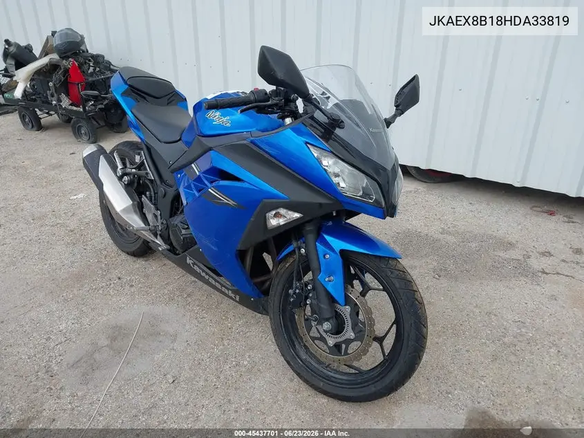 2017 Kawasaki Ex300 B VIN: JKAEX8B18HDA33819 Lot: 45437701