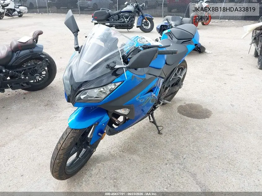 2017 Kawasaki Ex300 B VIN: JKAEX8B18HDA33819 Lot: 45437701