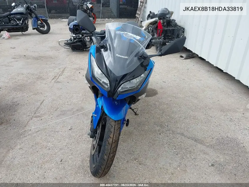 2017 Kawasaki Ex300 B VIN: JKAEX8B18HDA33819 Lot: 45437701
