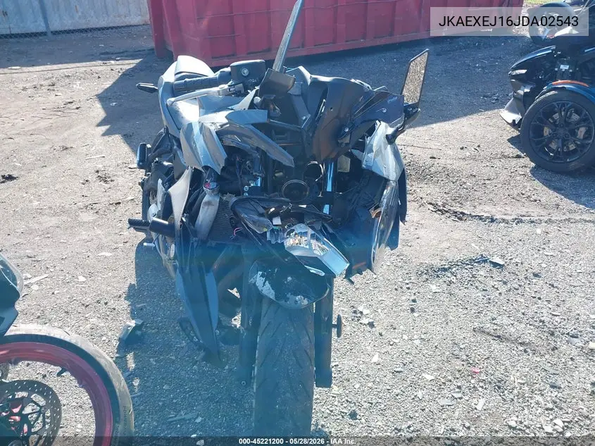 2018 Kawasaki Ex650 J VIN: JKAEXEJ16JDA02543 Lot: 45221200