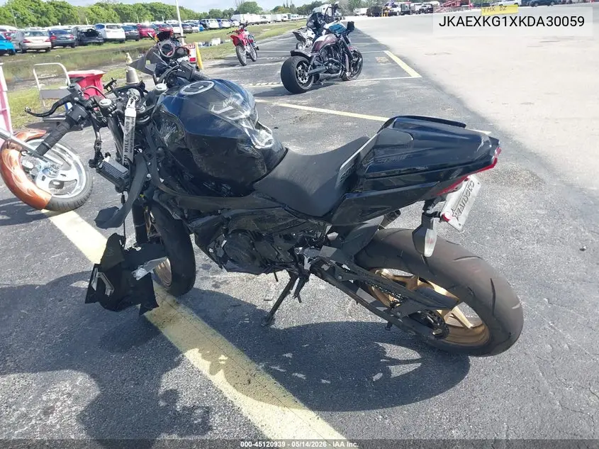 2019 Kawasaki Ex400 VIN: JKAEXKG1XKDA30059 Lot: 45120939