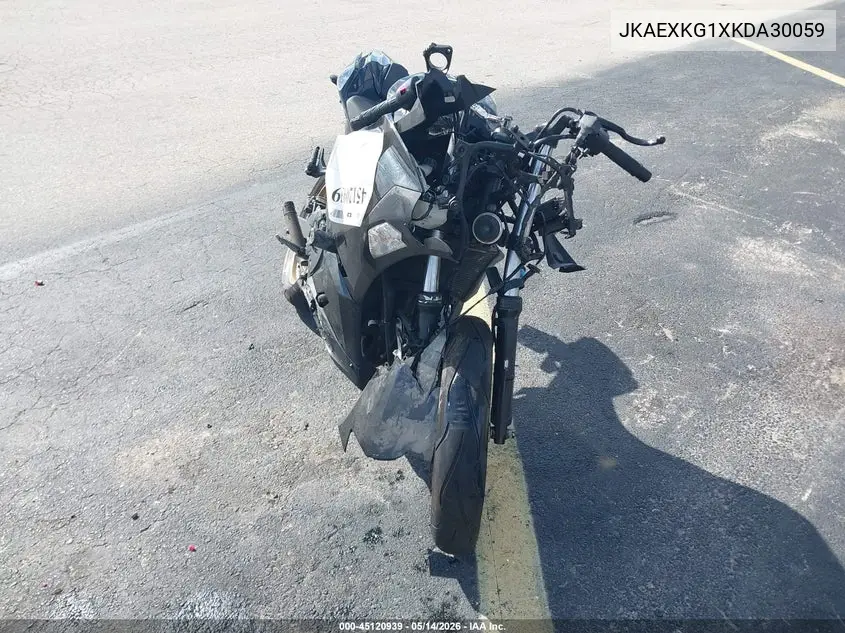 2019 Kawasaki Ex400 VIN: JKAEXKG1XKDA30059 Lot: 45120939