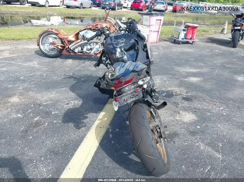 2019 Kawasaki Ex400 VIN: JKAEXKG1XKDA30059 Lot: 45120939