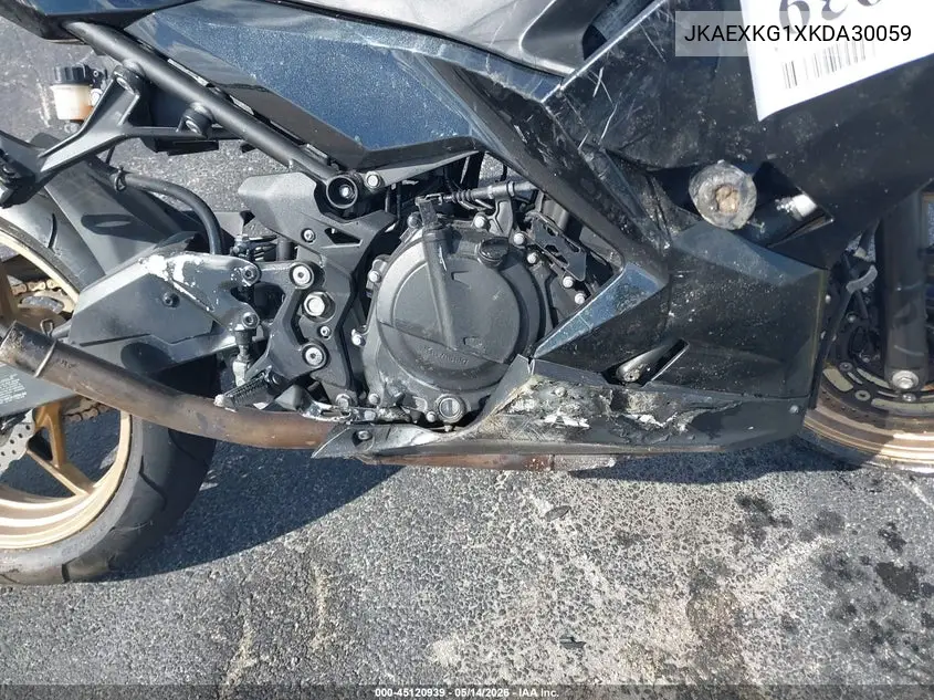 2019 Kawasaki Ex400 VIN: JKAEXKG1XKDA30059 Lot: 45120939