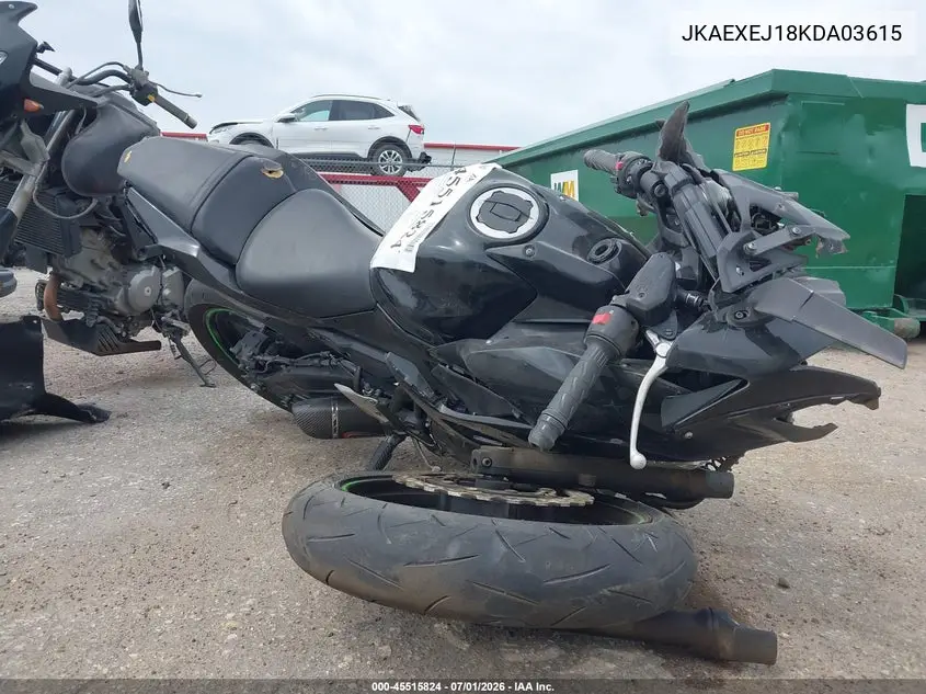 2019 Kawasaki Ex650 J VIN: JKAEXEJ18KDA03615 Lot: 45515824