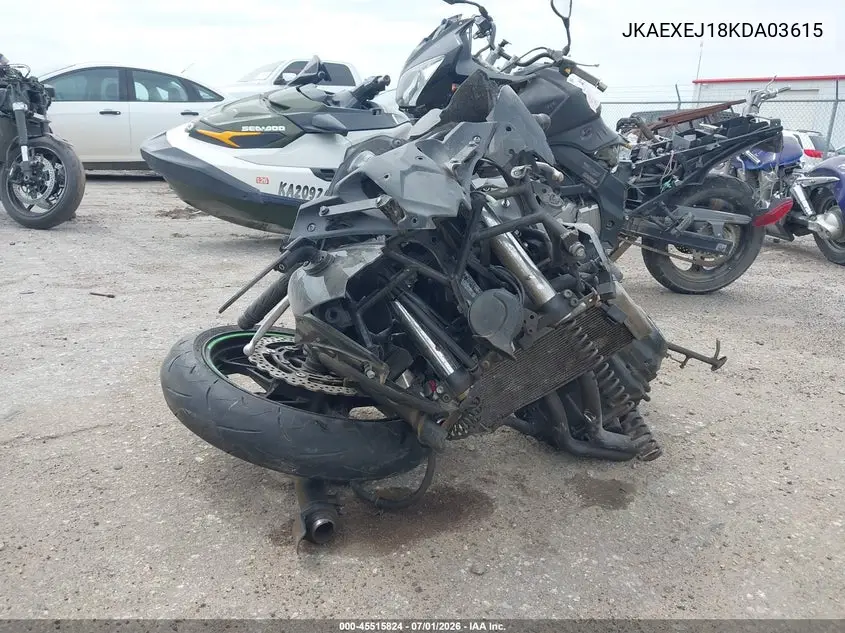 2019 Kawasaki Ex650 J VIN: JKAEXEJ18KDA03615 Lot: 45515824