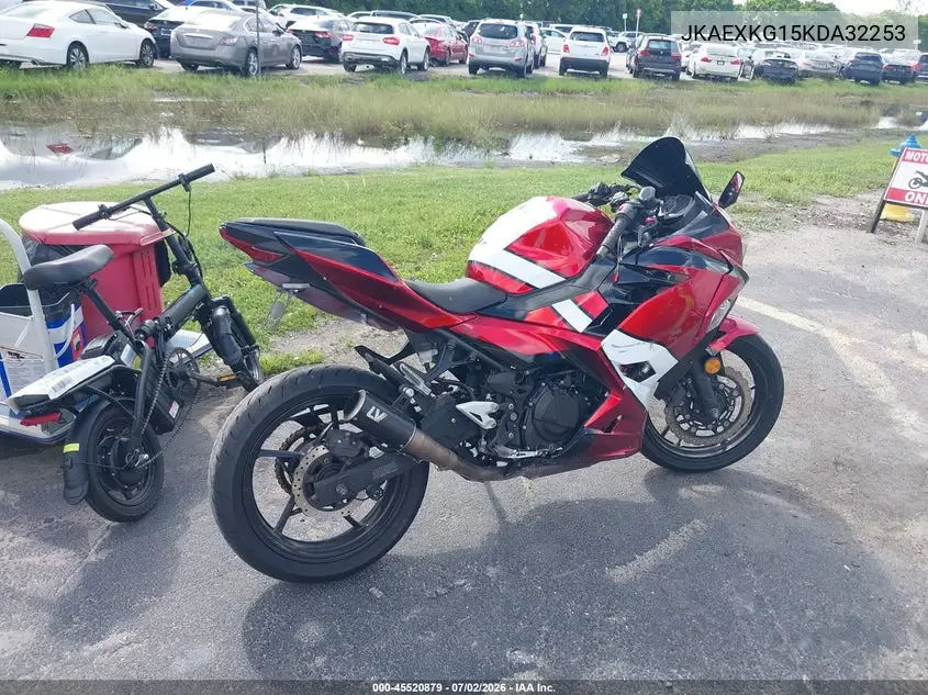 2019 Kawasaki Ex400 VIN: JKAEXKG15KDA32253 Lot: 45520879