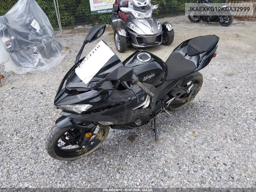 2019 Kawasaki Ex400 VIN: JKAEXKG12KDA32999 Lot: 45524410