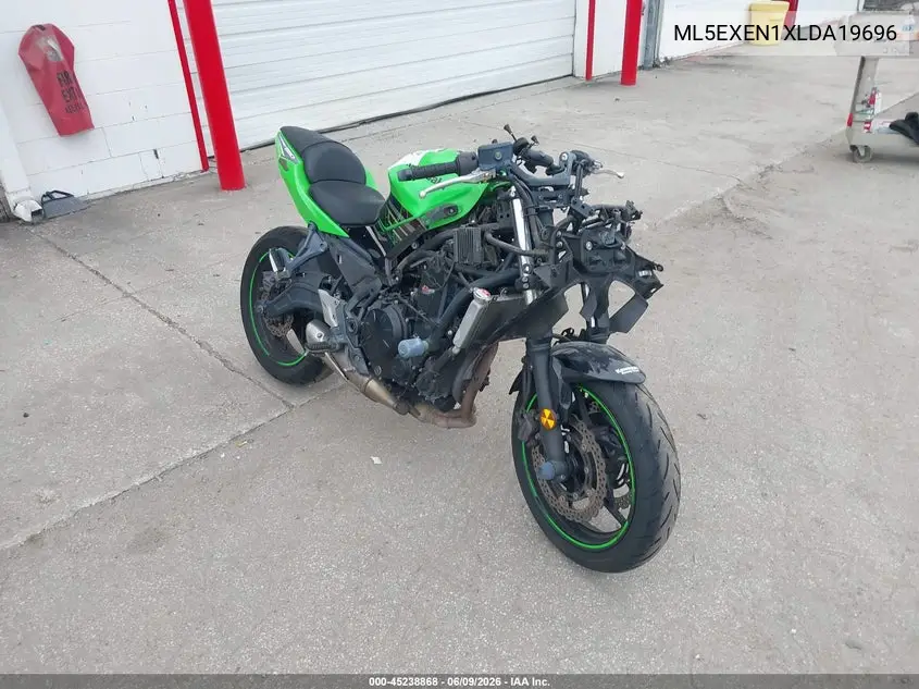 2020 Kawasaki Ex650 N VIN: ML5EXEN1XLDA19696 Lot: 45238868