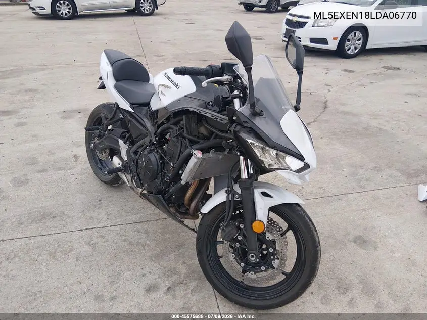2020 Kawasaki Ex650 N VIN: ML5EXEN18LDA06770 Lot: 45575688