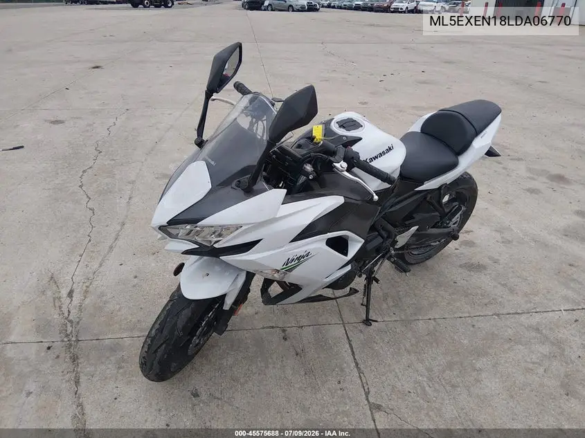 2020 Kawasaki Ex650 N VIN: ML5EXEN18LDA06770 Lot: 45575688