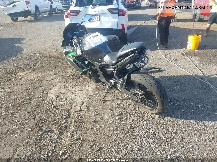2021 Kawasaki Ex650 N VIN: ML5EXEN14MDA36009 Lot: 45259685