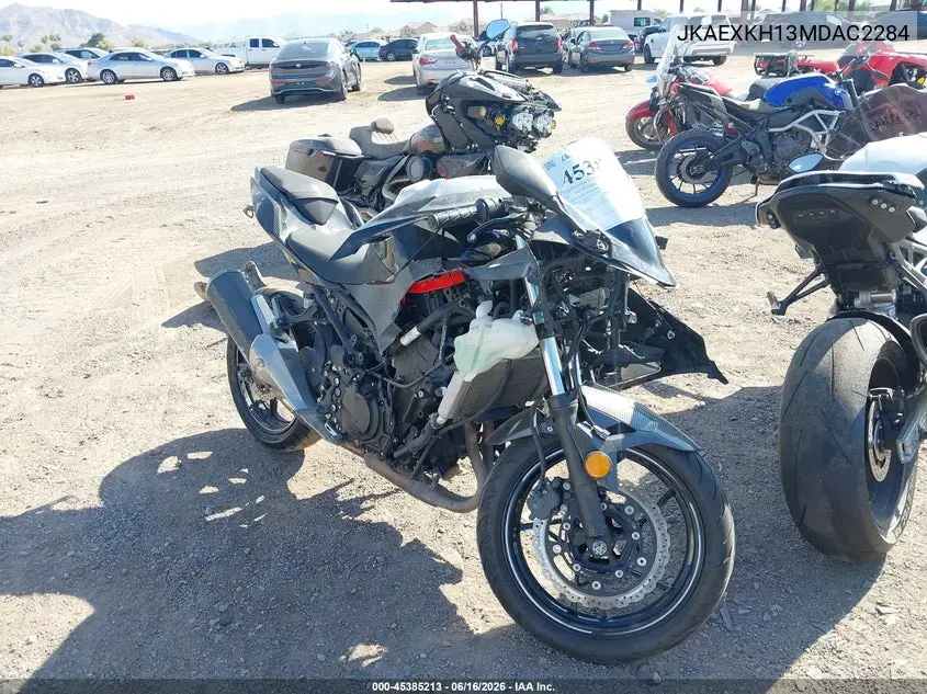 2021 Kawasaki Ex400 VIN: JKAEXKH13MDAC2284 Lot: 45385213