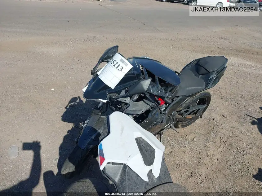 2021 Kawasaki Ex400 VIN: JKAEXKH13MDAC2284 Lot: 45385213