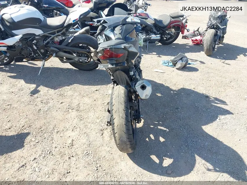2021 Kawasaki Ex400 VIN: JKAEXKH13MDAC2284 Lot: 45385213