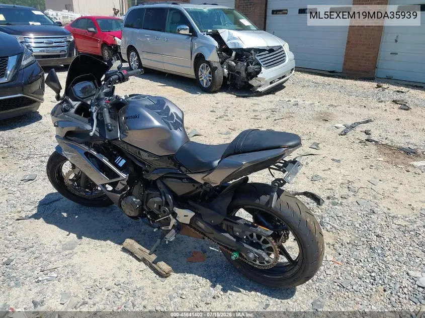 2021 Kawasaki Ex650 M VIN: ML5EXEM19MDA35939 Lot: 45641402