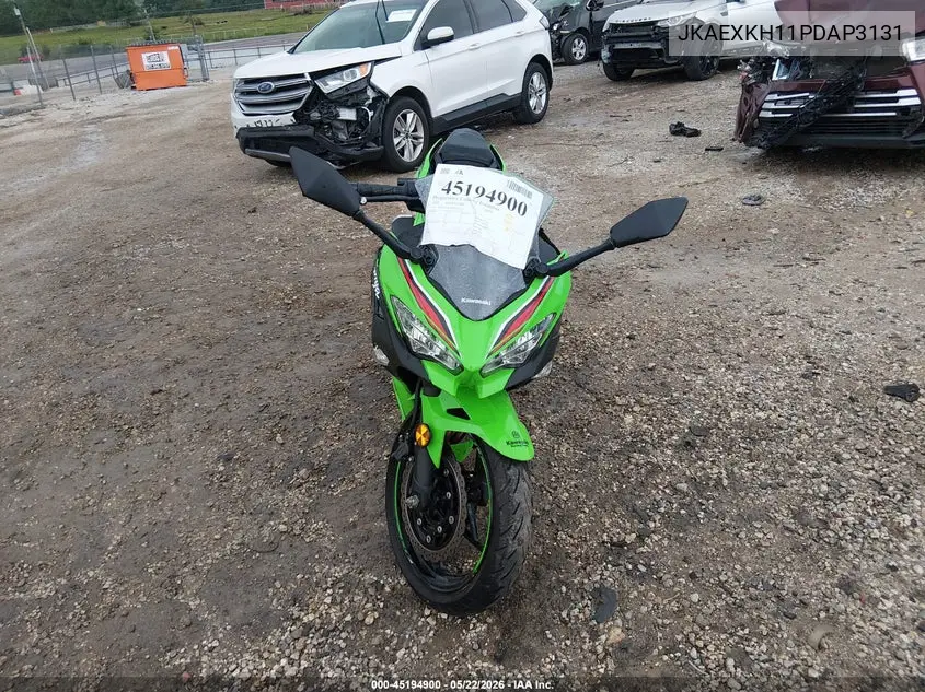 2023 Kawasaki Ex400 VIN: JKAEXKH11PDAP3131 Lot: 45194900