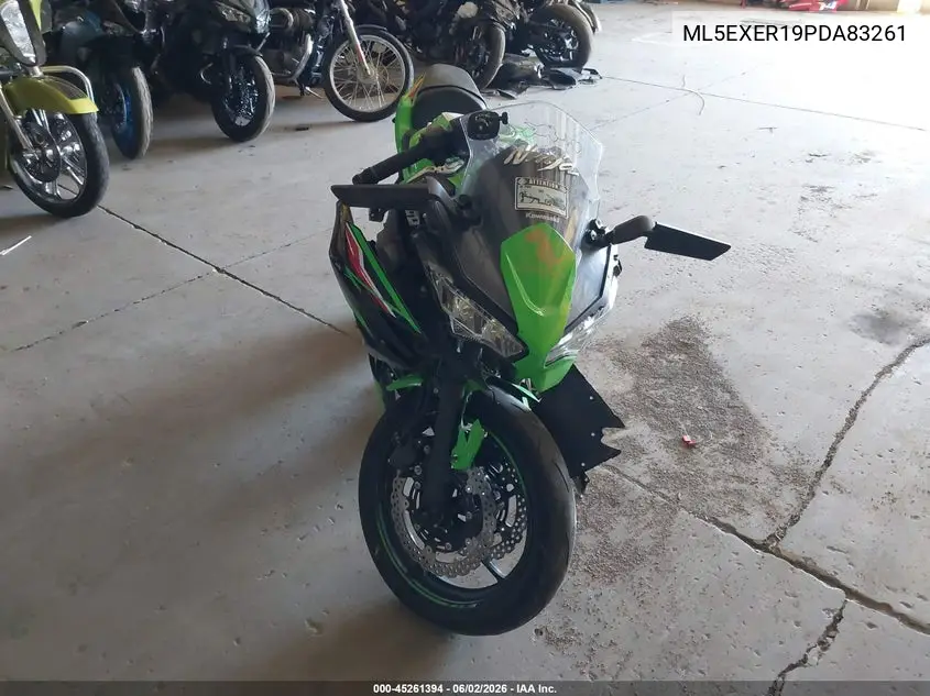 2023 Kawasaki Ex650 R VIN: ML5EXER19PDA83261 Lot: 45261394