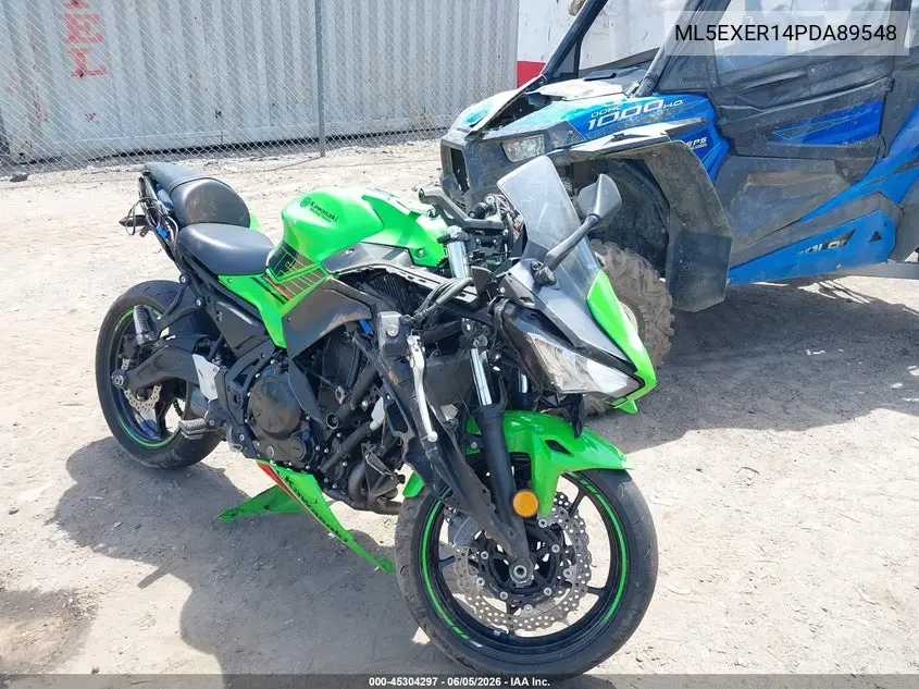 2023 Kawasaki Ex650 R VIN: ML5EXER14PDA89548 Lot: 45304297