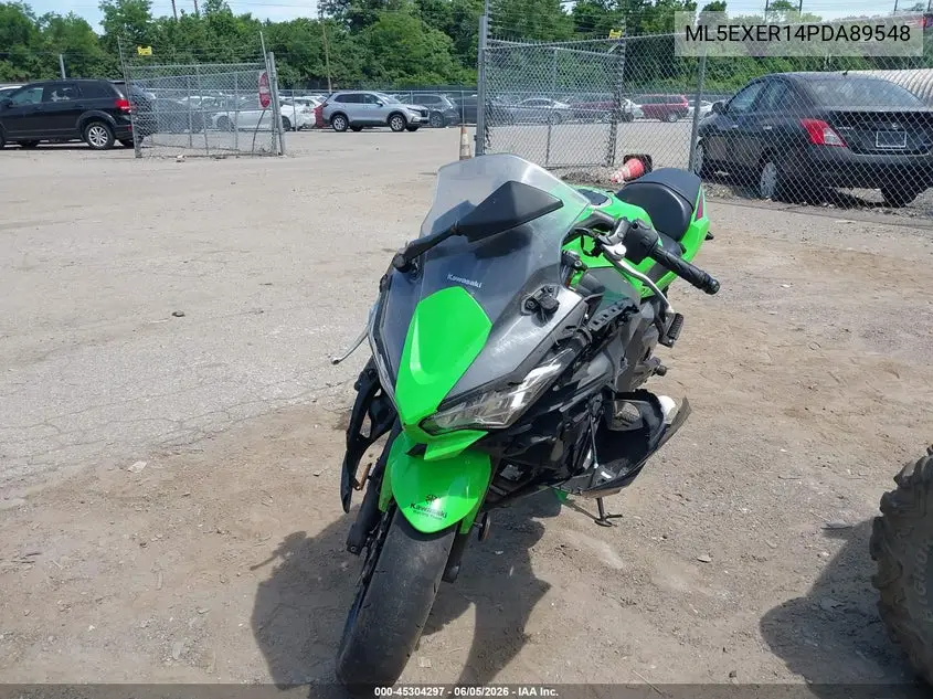 2023 Kawasaki Ex650 R VIN: ML5EXER14PDA89548 Lot: 45304297