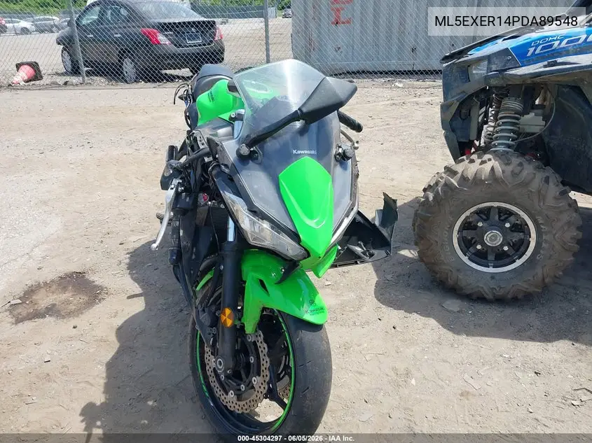 2023 Kawasaki Ex650 R VIN: ML5EXER14PDA89548 Lot: 45304297