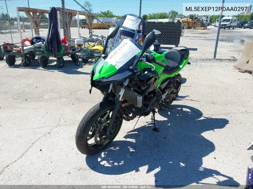 2023 Kawasaki Ex650 P VIN: ML5EXEP12PDAA0297 Lot: 45353926