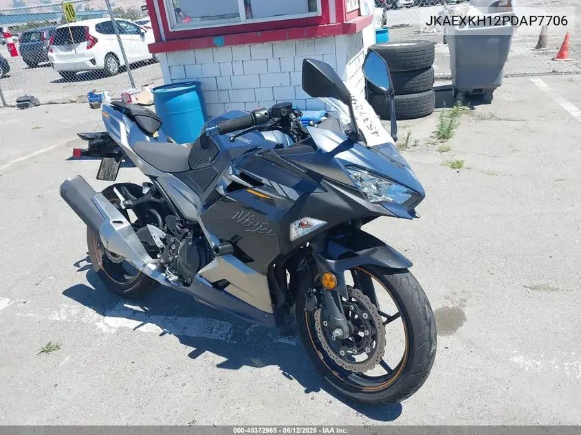 2023 Kawasaki Ex400 VIN: JKAEXKH12PDAP7706 Lot: 45372965